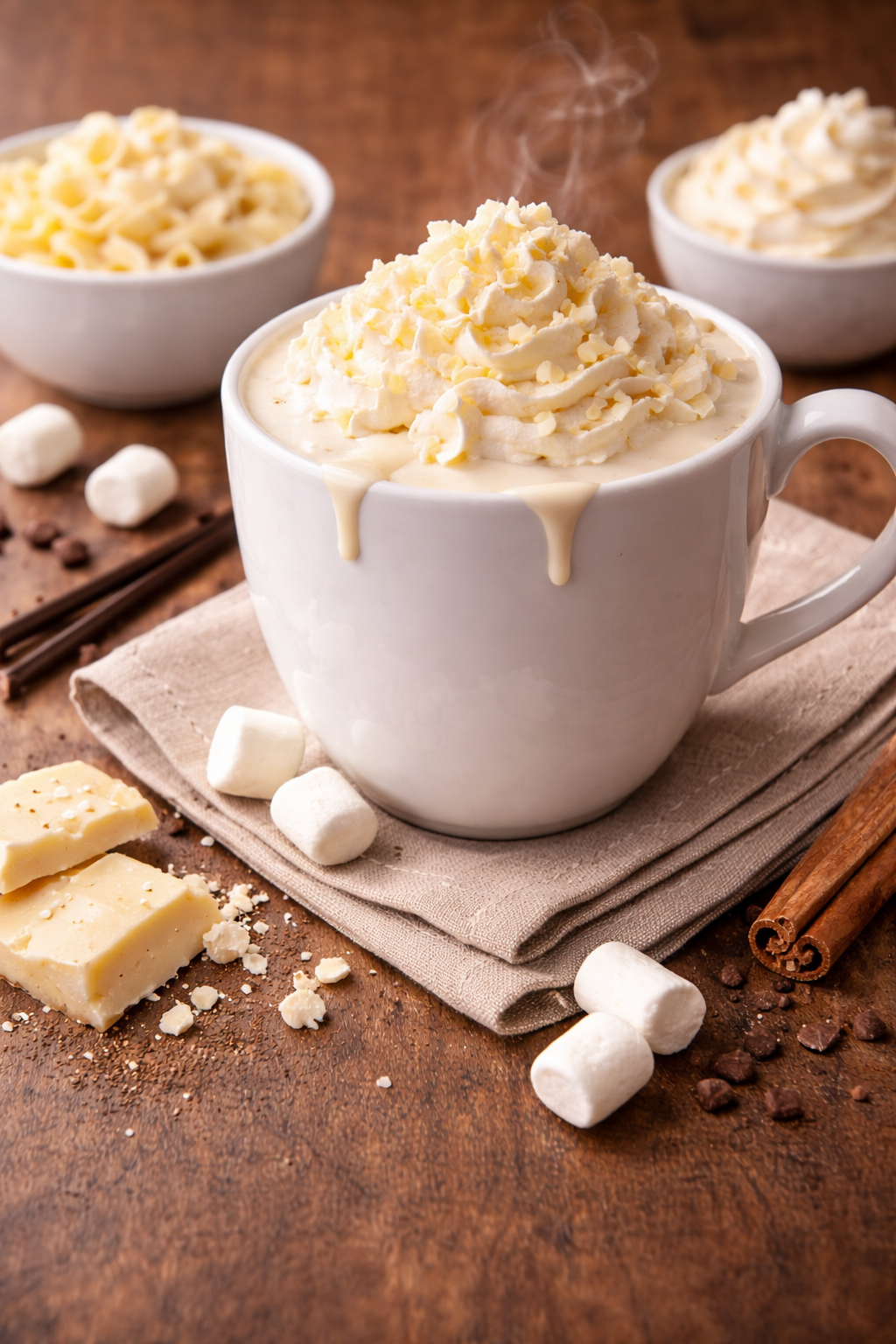 Beyaz Sıcak Çikolata